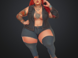 Biker Woman -0