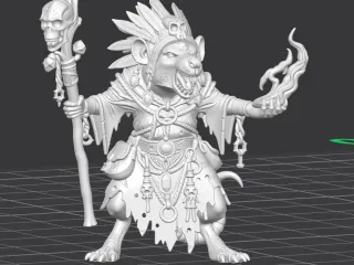 Rat shaman d&d mini