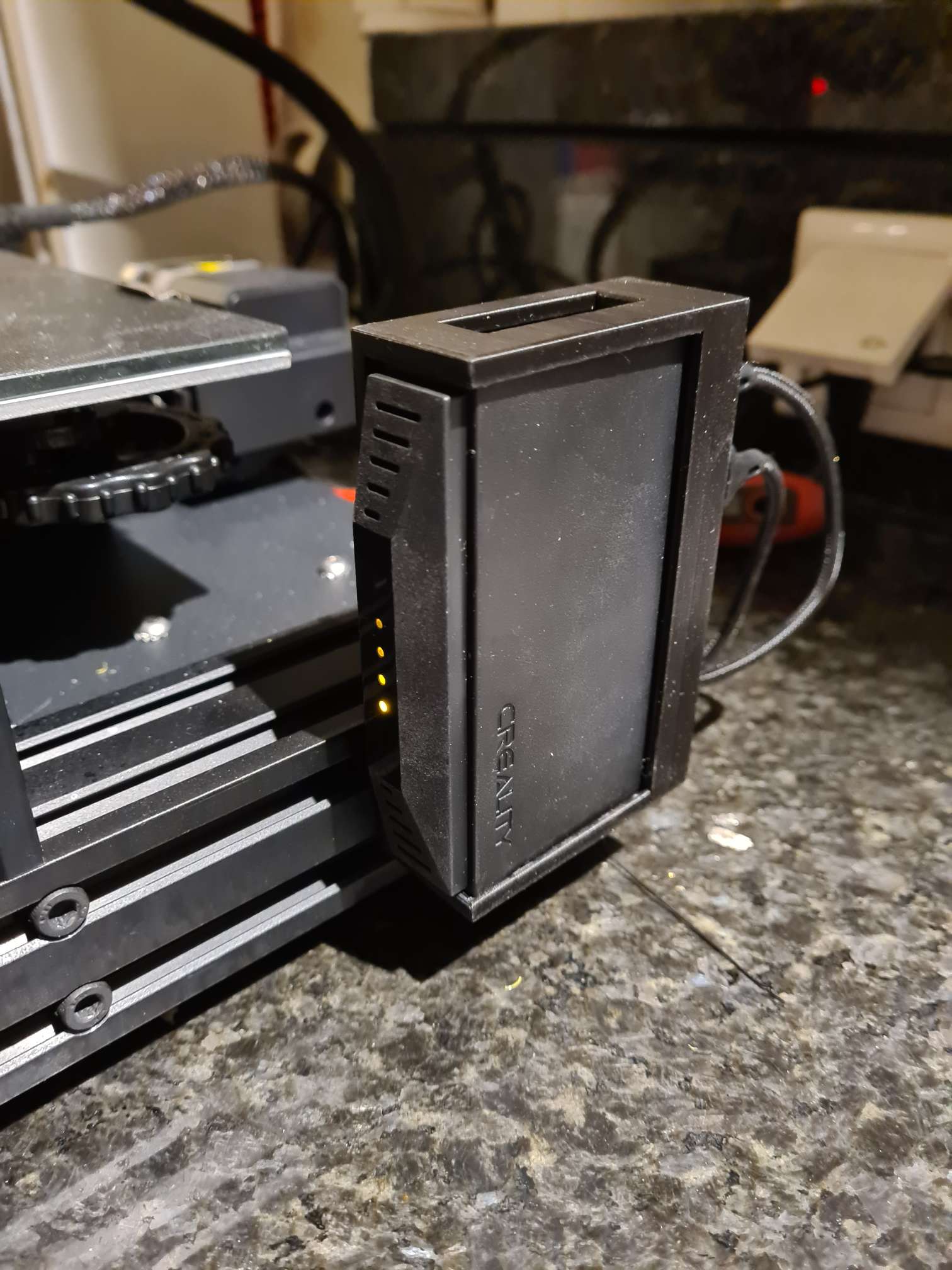 Simple snapin holder for Creality wifi box 3D models download