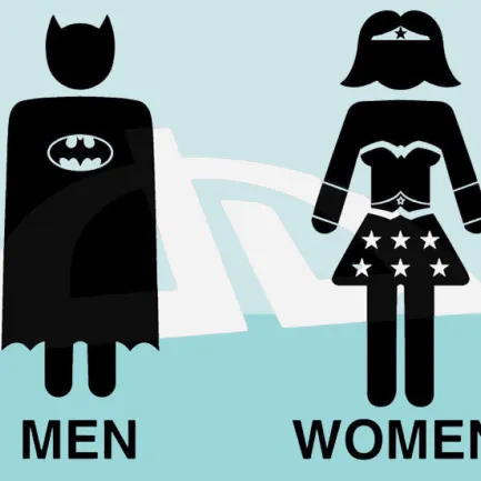 women men toilet sign 