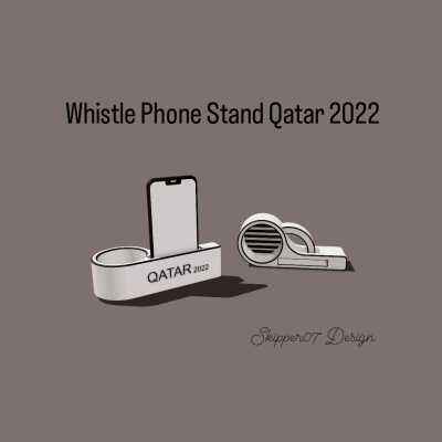 Whistle Phone Stand 3d model