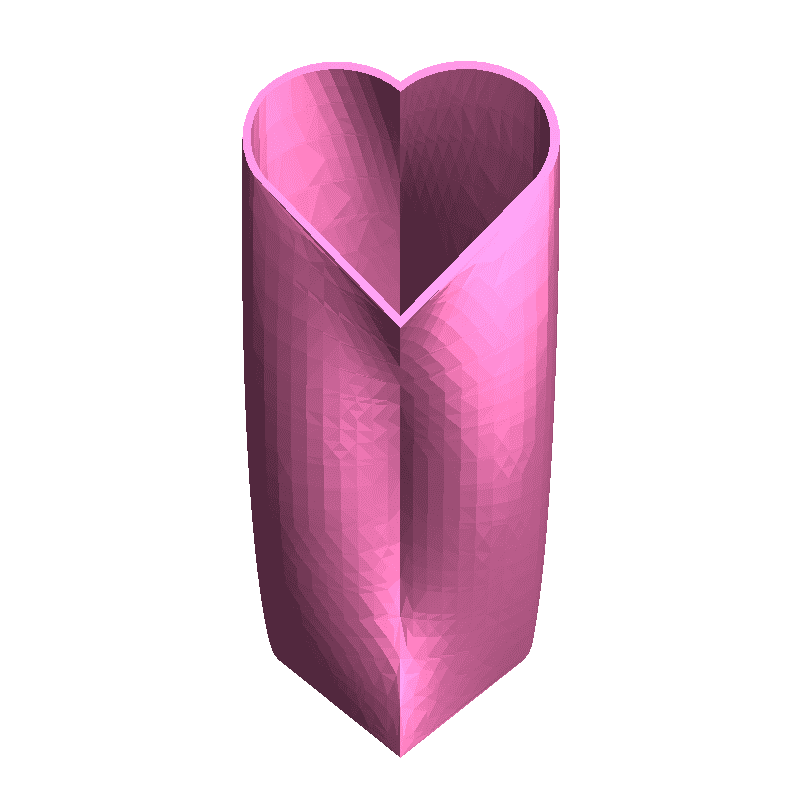 cool heart vase