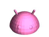 Android "Droid" robot box with moveable arms-0