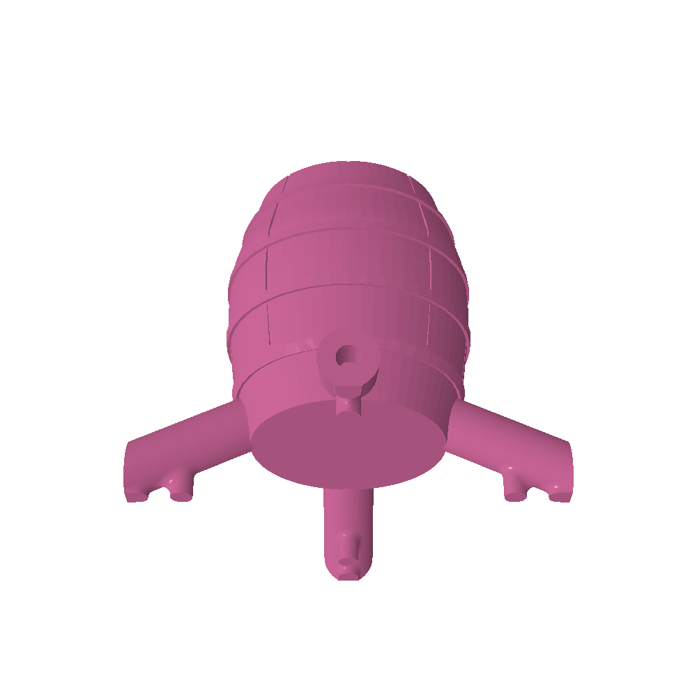 Barrel drinks dispenser