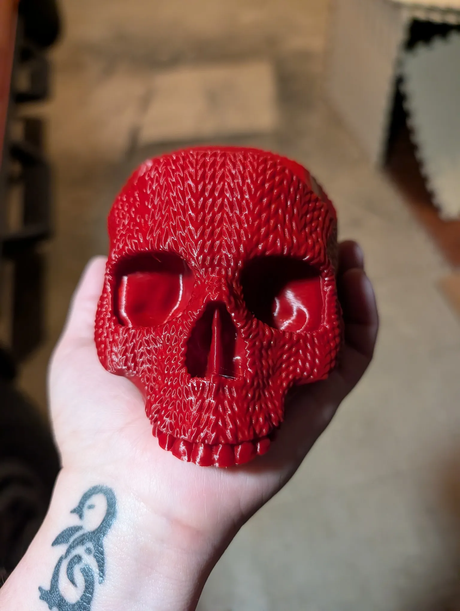 Skull Controller Stand | Version 2 | Knitted-0