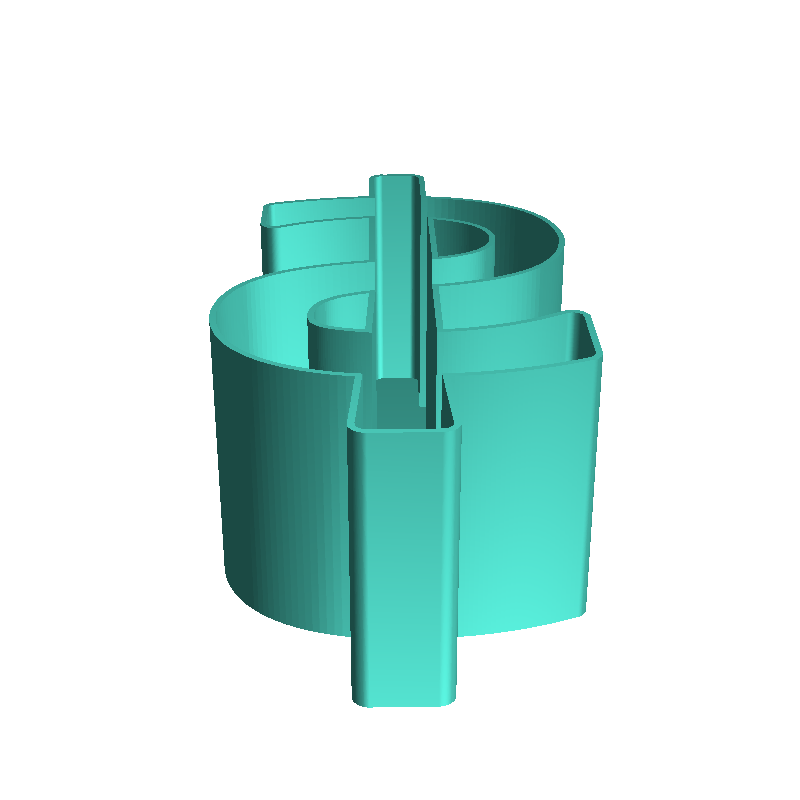 Dollar Sign, nestable box (v1)