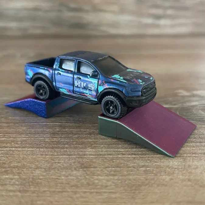 ホットウィール用展示ランプ、1:64スケールカー、小型