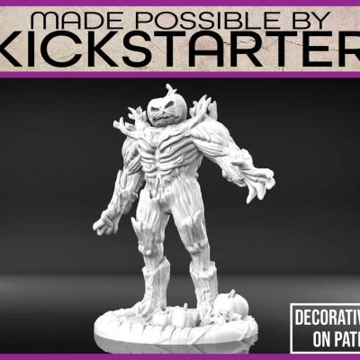 Jack O' Lantern Golem - Tabletop Miniature