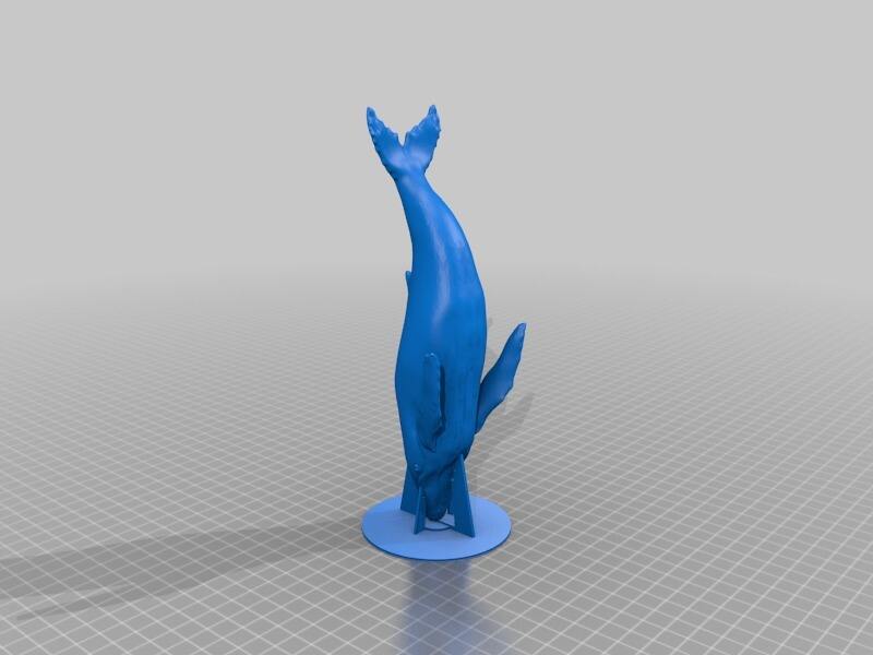 Humpback Whale Easy Print - Remix For Delta Printer