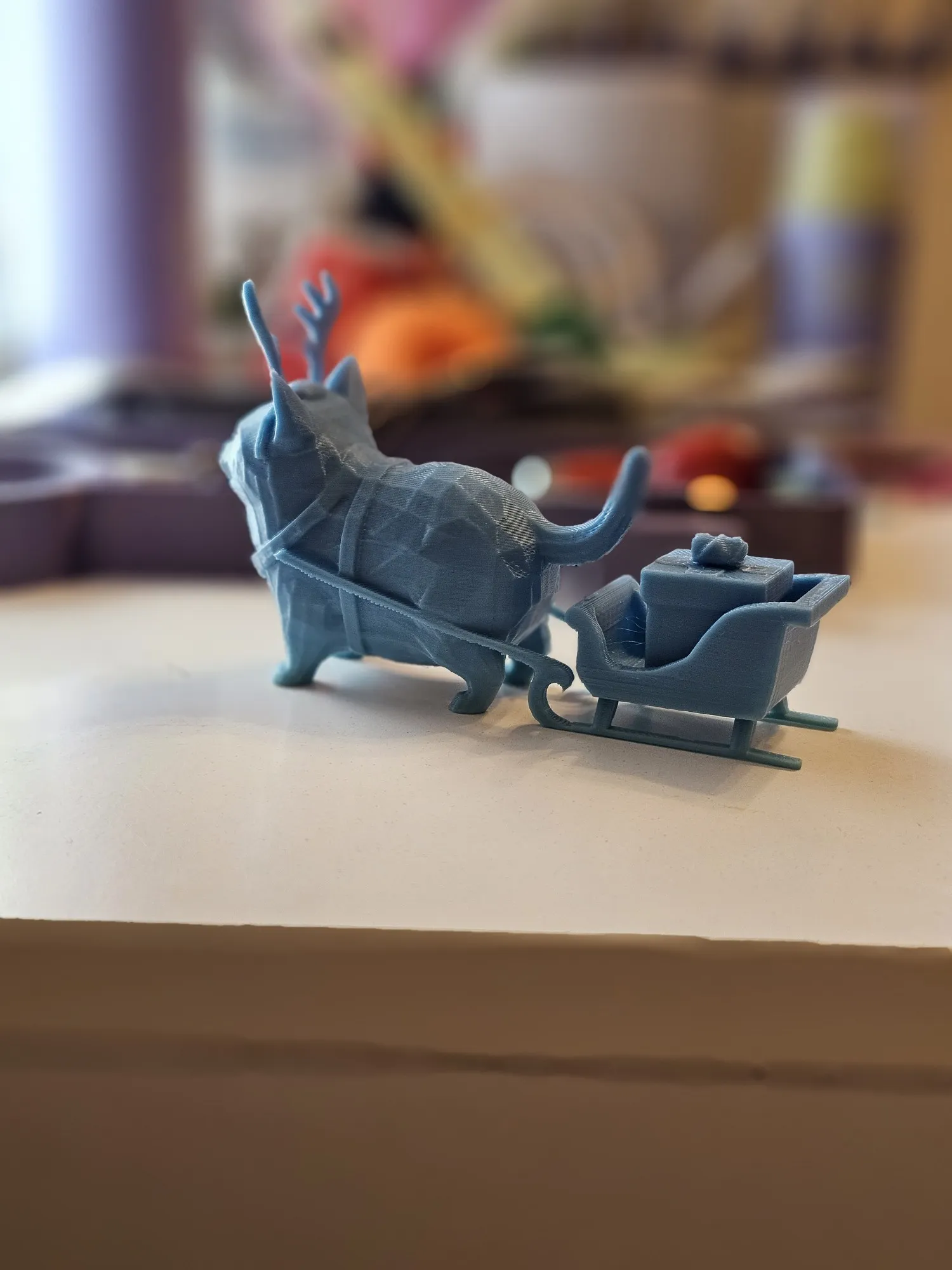 Christmas Sleigh Cat-2