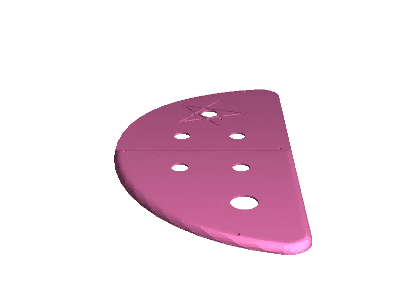 SG Style Guitar Control Plate