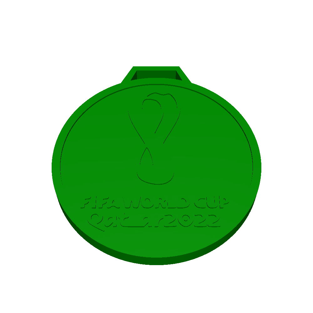 Medalla del mundial de Qatar 2022