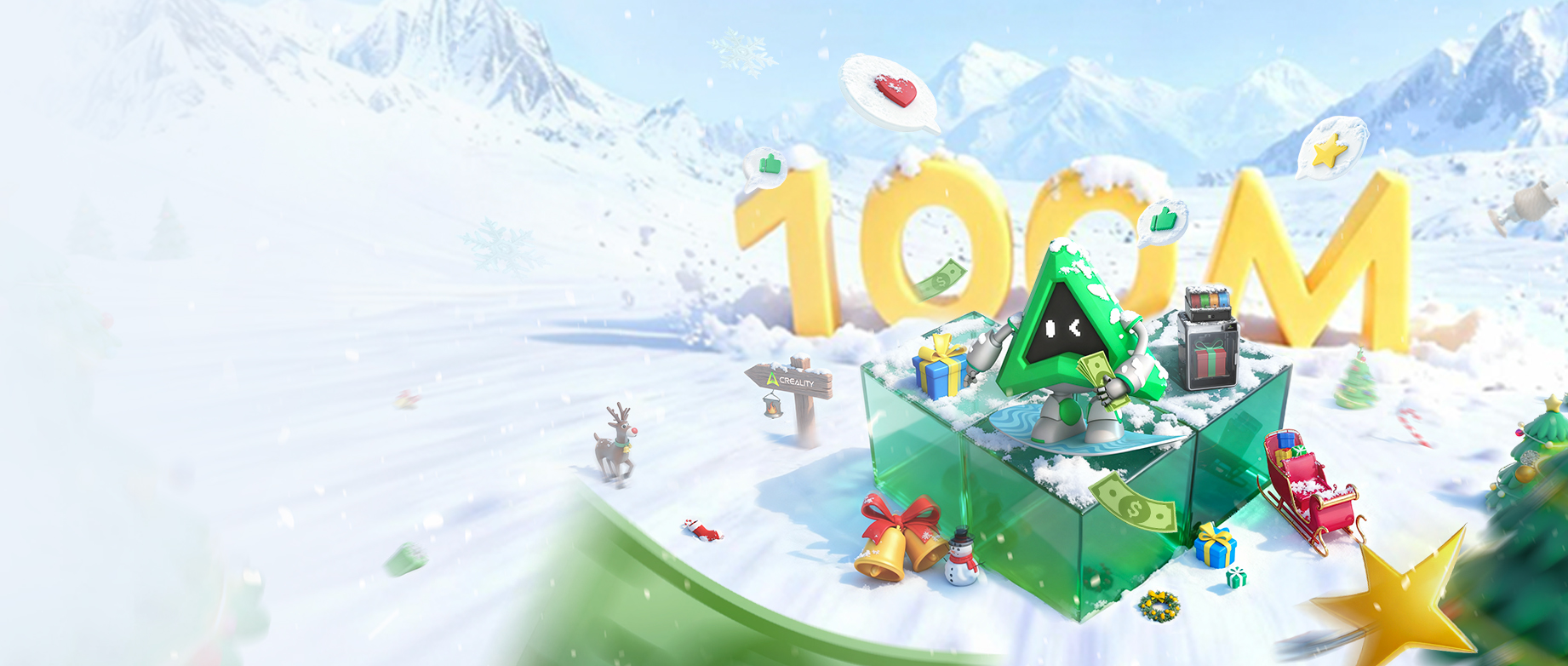 Celebrate Winter with a 100M Exposure + $2000 