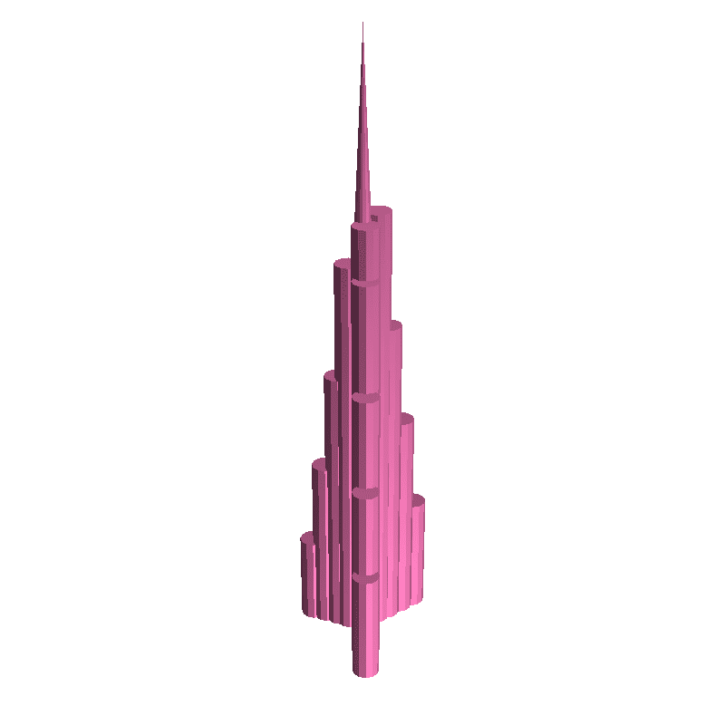 Burj Khalifa | 3D models download | Creality Cloud