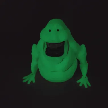 FLEXI PRINT-IN-PLACE SLIMER FROM GHOSTBUSTERS FANART-1