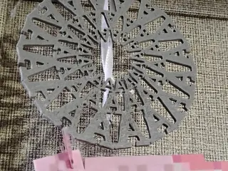 Snowflake Ornament Letter A