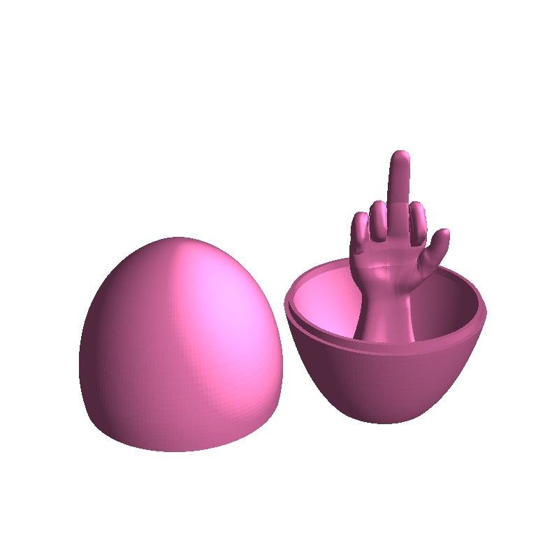 Middle Finger Egg Full Set