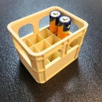 Beer Crate battery holder AA/AAA/9V/18650 Stackable-2