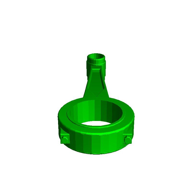 Rod & Piston Keychain