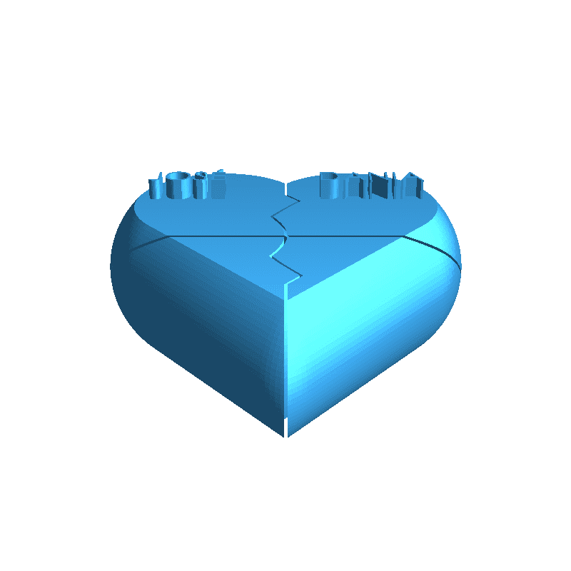 caja de corazón
