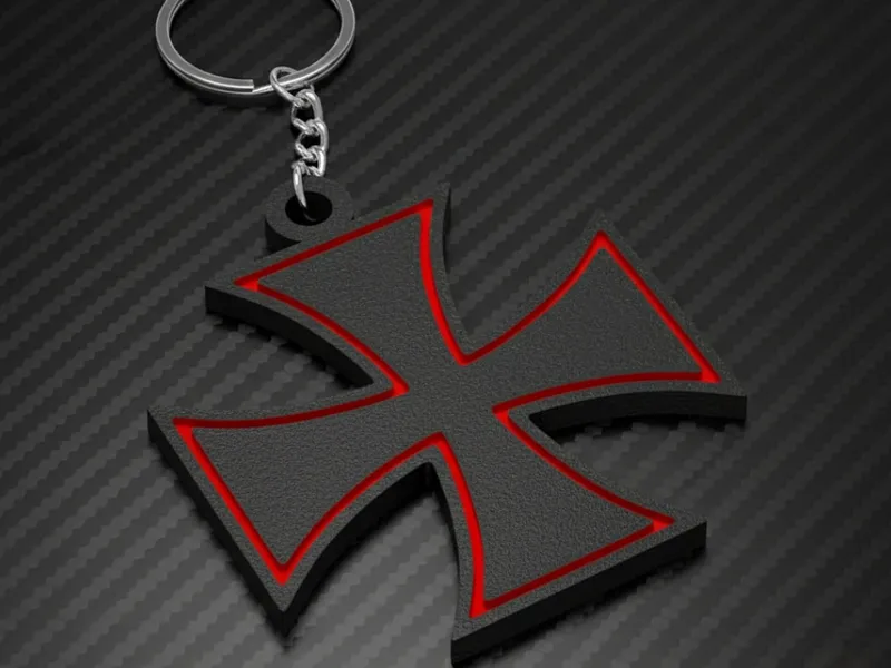 IRONCROSS KEYCHAIN -MALTA CROSS