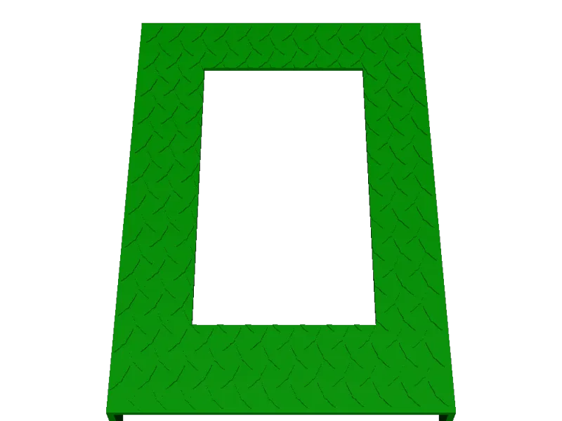 Creality CR-6 SE Screen Bezel (Diamond Plate Texture)