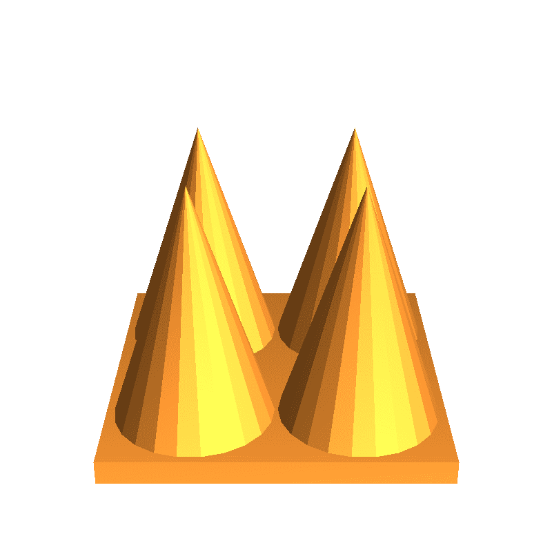 Paint cones