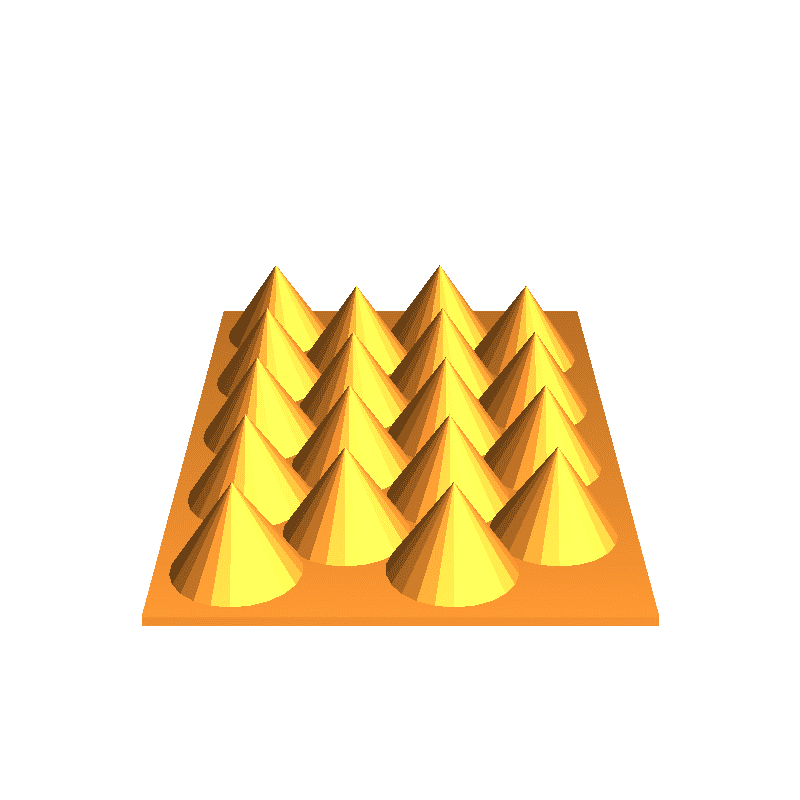 Paint cones