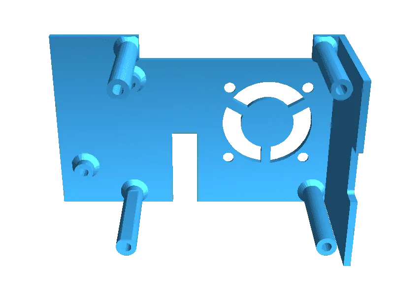Ender_3_Raspberry_Pi_3_mount_2_rails_-_LM2596_remix