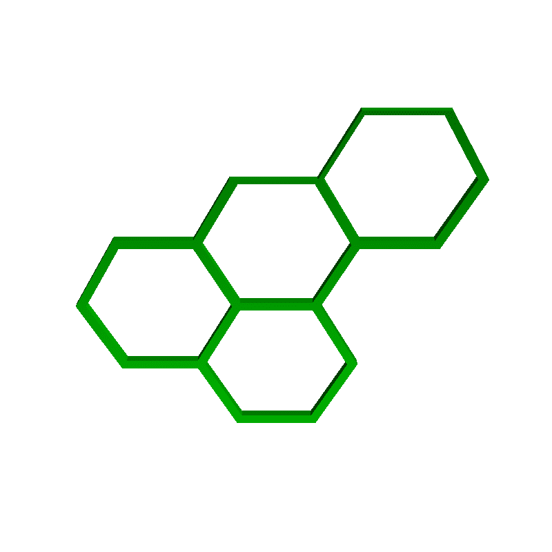 Hexagon plant trellis
