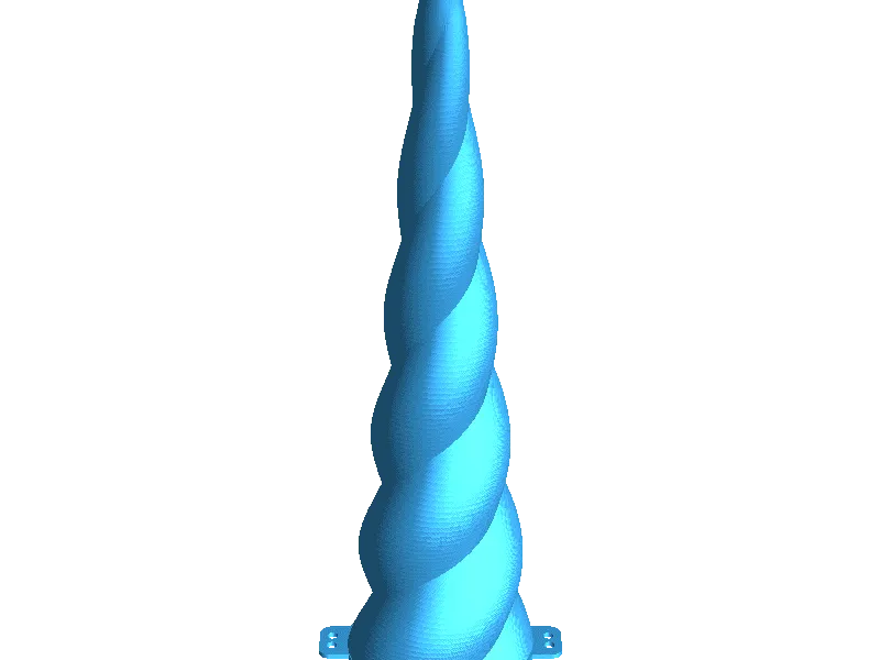 unicorn horn (with tabs)