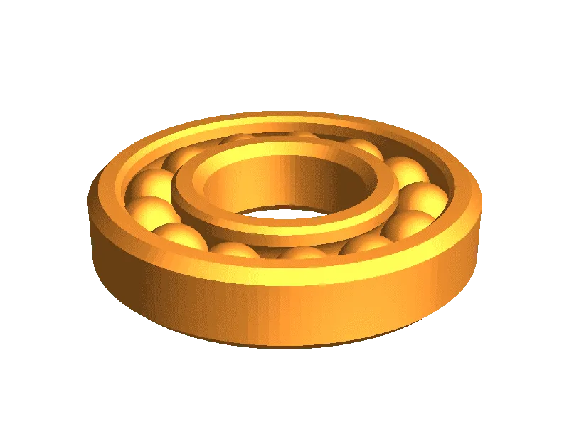 Fully_Assembled_Ball_Bearing - Kugellager
