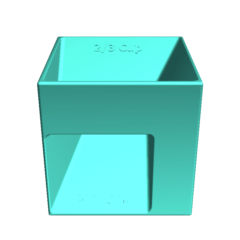 3D Printed Measuring Cube