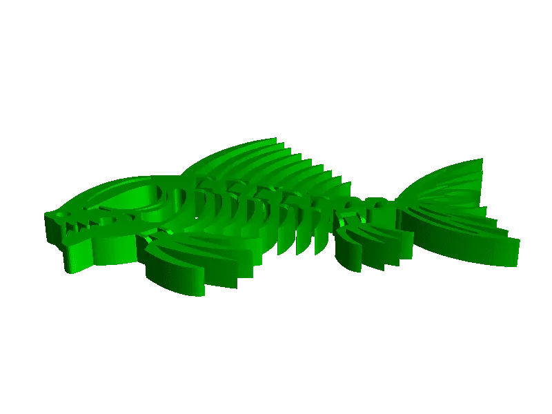Articulated Piranha Skeleton V2