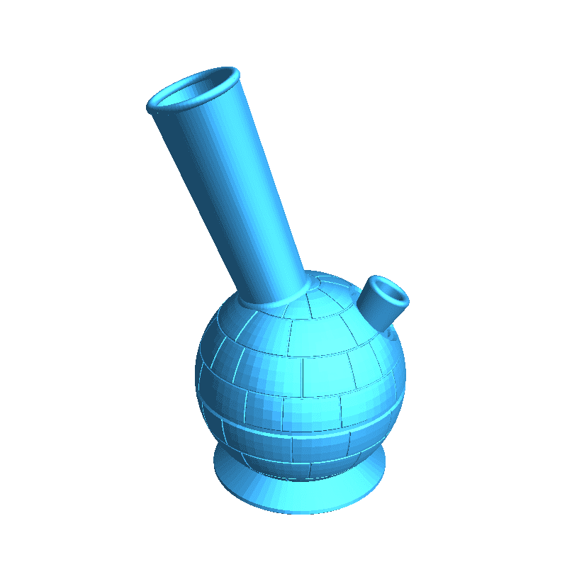 planet blaster water pipe vase