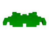Space invader key fob-0