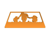 Father’s day 3D Silhouette-4