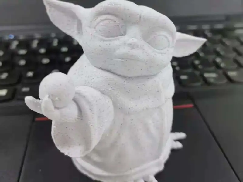 Baby Yoda with a ball