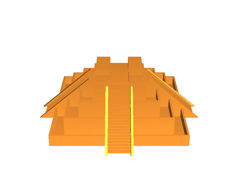 lower Aztec planter pyramid