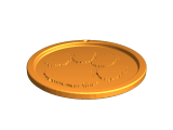 clemson tiger paw coaster and ornament-0