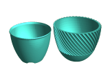 Spiral flower pot-0