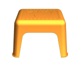 stool foot print-0