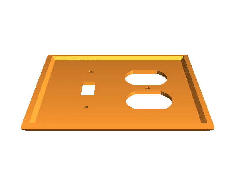 Duplex and switch plate