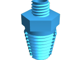 Bowden fitting m6-0
