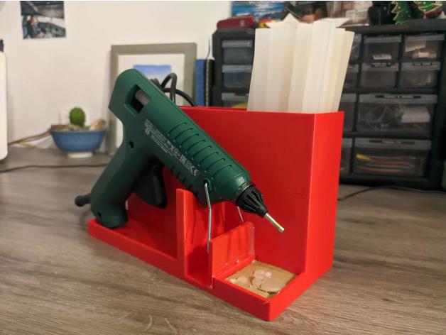 Glue Gun Holder, 3D models download
