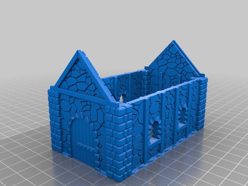 Medieval Cottage (28mm/Heroic scale and 15mm scale)