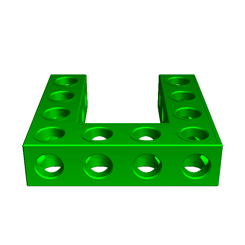 STEMFIE - Parts - Beams - Angled - U-shaped - Symmetric