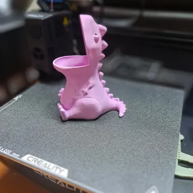 Chubby Dinosaur T-Rex Dino Pencil Holder-0