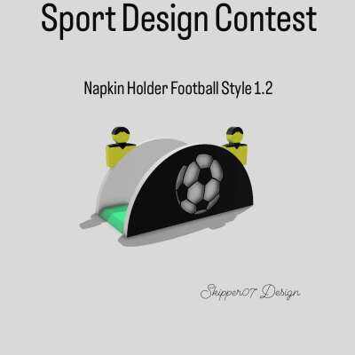Napkin  Football Style 1.2 3d model