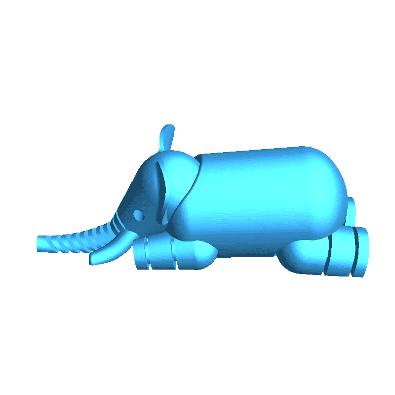 articulated elephant